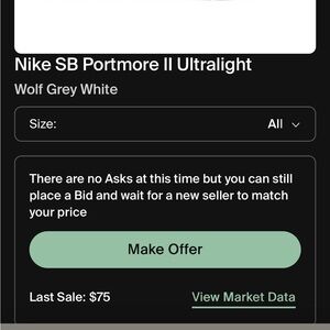 Nike SB Portmore II in Gray and White